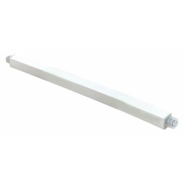 Towel Bar, 3/4 in H, 24 in W, 3/4 in D, Plastic, Unfinished, Mfr: