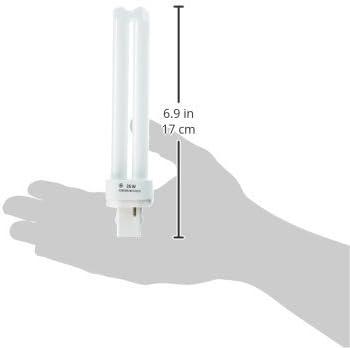 GE Lighting 97612 26-Watt Dimmable CFL Plug-In Double Biax Ecolux T4 Light Bulb, 1-Pack by GE Lighting