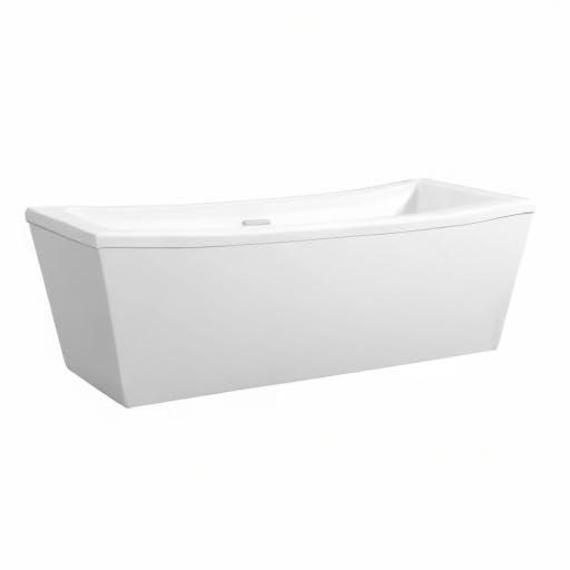 Ruby 65'' x 29.13'' Freestanding Soaking Acrylic Bathtub