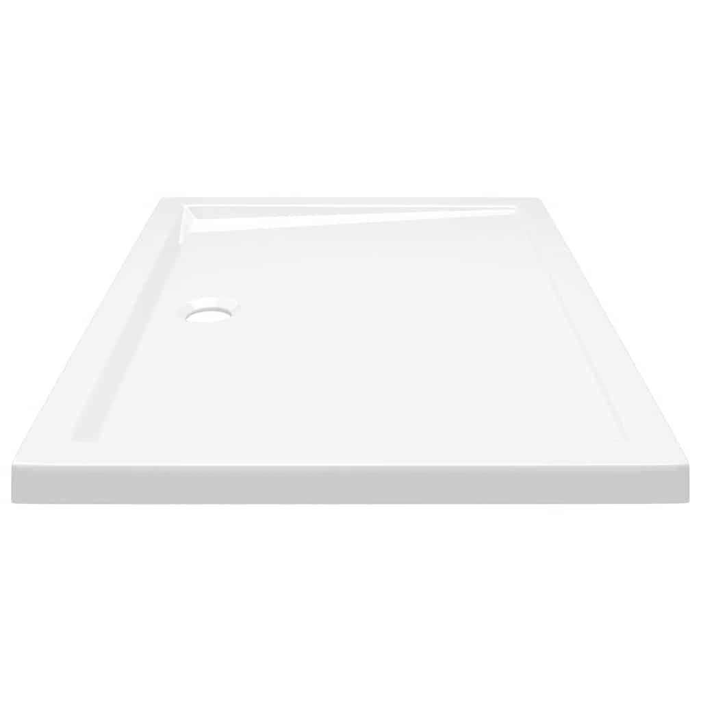 vidaXL Shower Base Tray, Non-slip Bathroom Shower Pan, Reinforced ABS