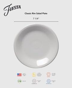 Fiesta Classic Rim 7 1/4 Inch Salad Plate