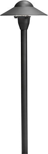 Kichler 21"H Dome Textured Black Dome Landscape Path Light
