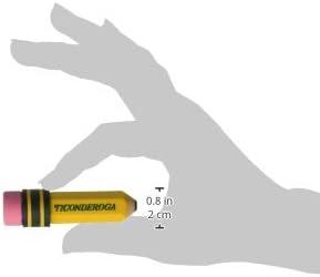 Ticonderoga Pencil-Shaped Erasers, Yellow, Pack of 36