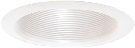 6'' White Baffle Recessed Trim