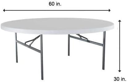 Gowinex Burgundy 5 ft. 60 inch Round Spandex Tablecloth Fitted Table Cover