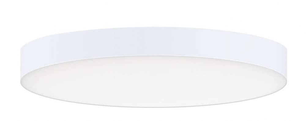 Maxim 57662Wt Trim 7" Wide Integrated Led Flush Mount Ceiling Fixture - White