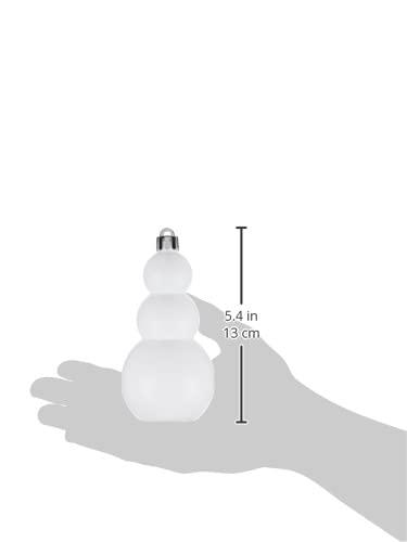 Shatterproof White Plastic Christmas Ornament Set