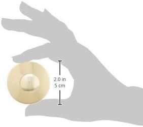 PF WaterWorks PF0955-PB Lift N Lock Tub Drain Stopper, Brass