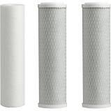 CFS – 3 Pack Double Capacity Replacement Pre-Filter Set for Ultimate Series Reverse Osmosis Water Filter System – 3 Stage Filtration System – Whole House Replacement Water Filter Cartridge – White