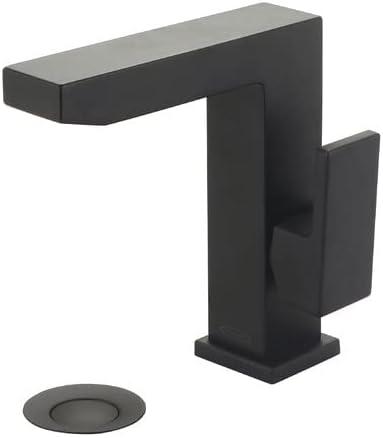 Mod Single-Hole Single-handle Bathroom Faucet with Drain Assembly