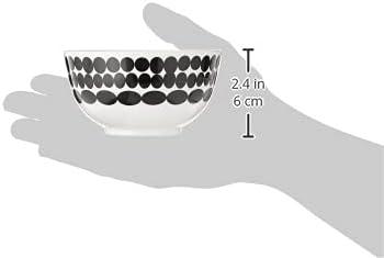 French Bull Melamine Mini Bowls, 4-Piece Set, 10 Fluid Ounces, Small Serving Bowl - Snack Condiment Dipping Sauce Dessert Ice Cream Kids - Shatter Proof, BPA Free, Dishwasher Safe, 4?, Foli