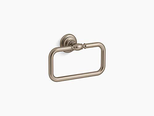 Vibrant Brushed Bronze Wall Mounted Towel Ring