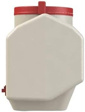 OverEZ Chicken Coop Poultry Water Dispenser with 3 Easy Access Taps