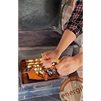 Premium 40lbs, Fatwood Fire Starter Sticks, Fast Fire Starters for Fireplaces, BBQ, Campfires, Pitfires and Wood Stoves, Easy to Light in All Conditions, Camping Essential Equipment Survival Kit