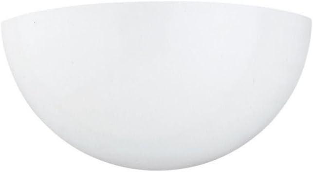 Elegant White Energy Star Outdoor Wall Sconce, Direct Wired
