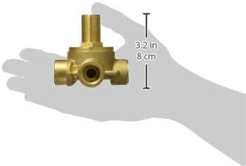 American Standard Solid Brass 1-Inch 2-Way In-Wall Diverter Valve