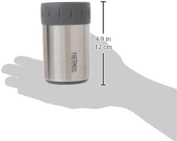 Thermos 12 oz. Insulated Stainless Steel Beverage Can Insulator - Silver/Gray