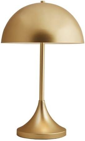 Augusta Art Deco Dome-Shaped 2-Light Metal Table Lamp