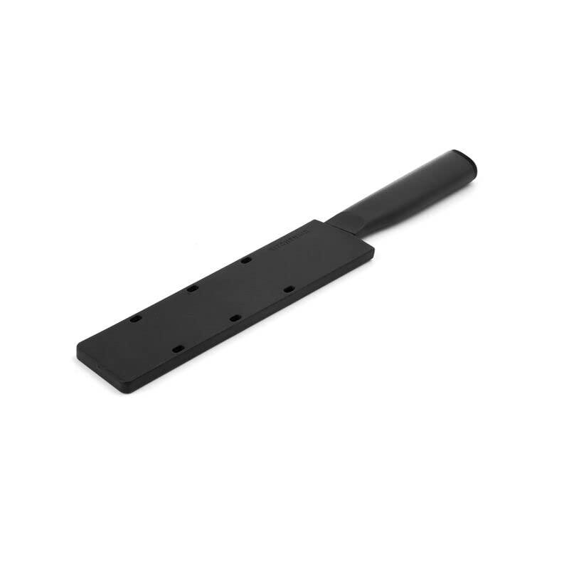 Kitchenaid Classic Ceramic Serrated Bread Knife with Endcap and Blade Cover, 6-inch, Black