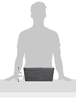 Whitmor Rattique Storage Baskets - Set of 3 - Gray