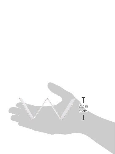 Silver Brushed Stainless Steel 2-Compartment Taco Holder