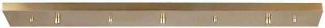 Satin Brass 36-Inch Multi-Port Linear Canopy