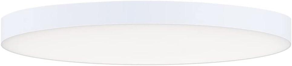 Maxim 57664Wt Trim 11" Wide Integrated Led Flush Mount Ceiling Fixture - White