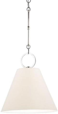 5612-PN-Hudson Valley Lighting-Altamont - One Light Pendant - 12.25 Inches Wide by 12.75 Inches High-Polished Nickel Finish    -Traditional