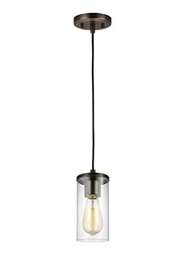 Zire Mini 4" Brushed Nickel Pendant with Clear Glass Shade