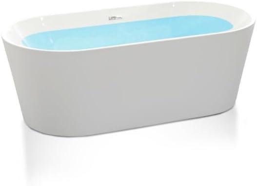 67'' x 32'' Freestanding Soaking Acrylic Bathtub