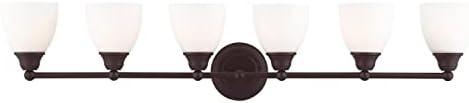 Livex Lighting Somerville 6 - Light Vanity in  Bronze