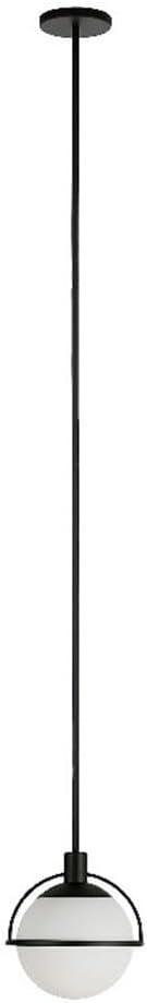 Henn&Hart 11" Blackened Bronze Metal/Glass Floor Lamp