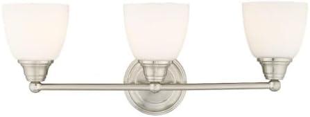 Livex Lighting Somerville 3 - Light Vanity in  Brushed Nickel