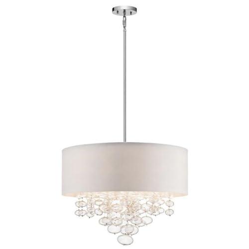 Seaforth 5 - Light Dimmable Drum Chandelier