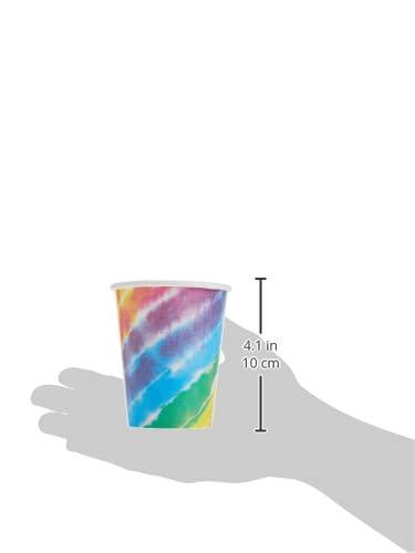Unique Tie Dye Party Cups, 8ct, 9 oz, Multi