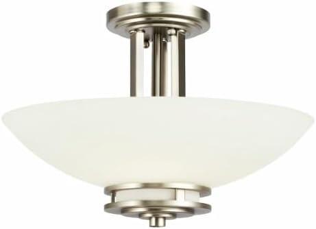 Hendrik Glass Semi Flush Mount