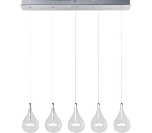 E23115-18-ET2 Lighting-Larmes-5 Light Pendant in Modern style-5 Inches wide by 8 inches high