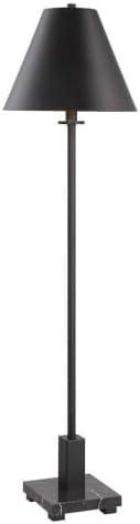 Uttermost Pilot 36 1/2" Satin Black Metal Buffet Table Lamp