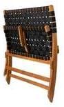 Balkene Home Sava Bench Low-Slung Acacia Wood Construction No Assembly-Unfold-Teak Toned Oil Finish