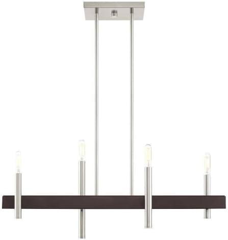 4 - Light Kitchen Island Modern Linear Chandelier