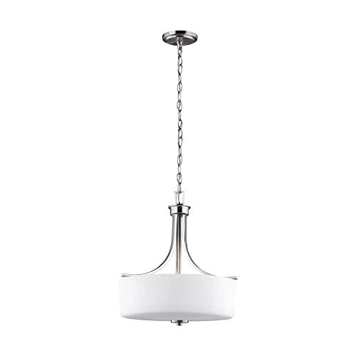 Canfield 3-Light Brushed Nickel Pendant