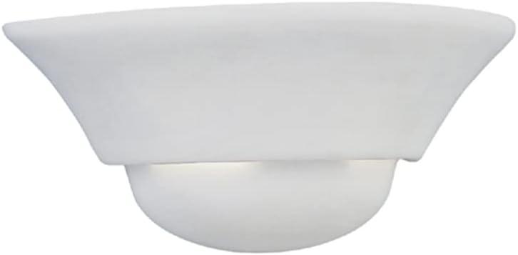 Monetta Modern White Steel Direct Wired Wall Sconce