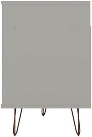 Rockefeller 62.99 TV Stand with Metal Legs and 2 Drawers