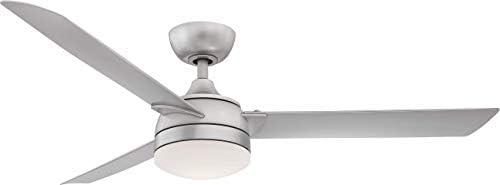 Alya Indoor / Outdoor Ceiling Fan + Light - Silver
