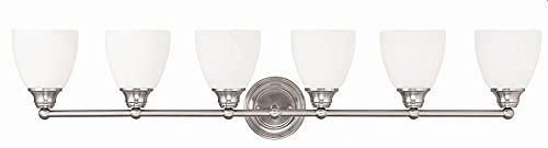 Livex Lighting Somerville 6 - Light Vanity in  Brushed Nickel