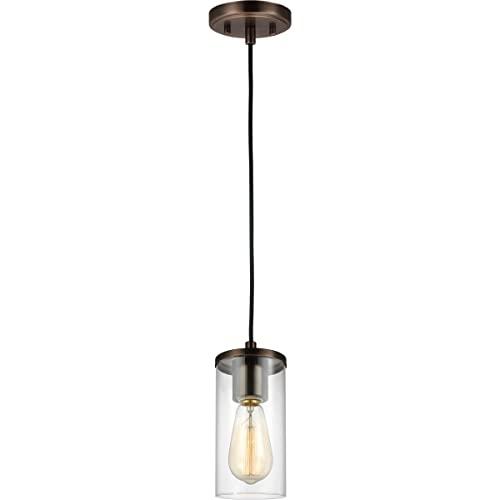 Zire Mini 4" Brushed Nickel Pendant with Clear Glass Shade