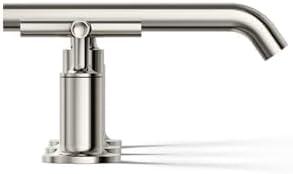 Purist® Widespread Bathroom Sink Faucet with Low Cross Handles and Low Spout