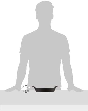 Black Cast Iron Oval Non-Stick 24 oz Cookware