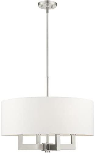 Livex Lighting Cresthaven 4 - Light Chandelier in  Brushed Nickel