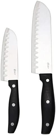 Oster Granger 12" Stainless Steel Santoku Knife Set